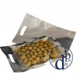 پاکت سه طرف دوخت شفاف متالایز 35*25 (ته بازشو)