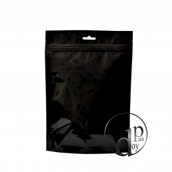 black standup pouch (25*35)