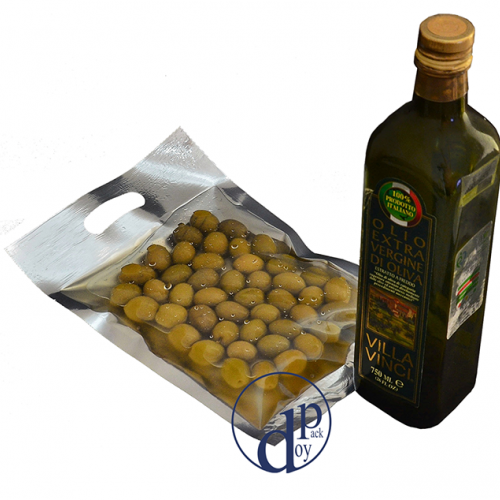 پاکت سه طرف دوخت شفاف متالایز 35*25 (ته بازشو)