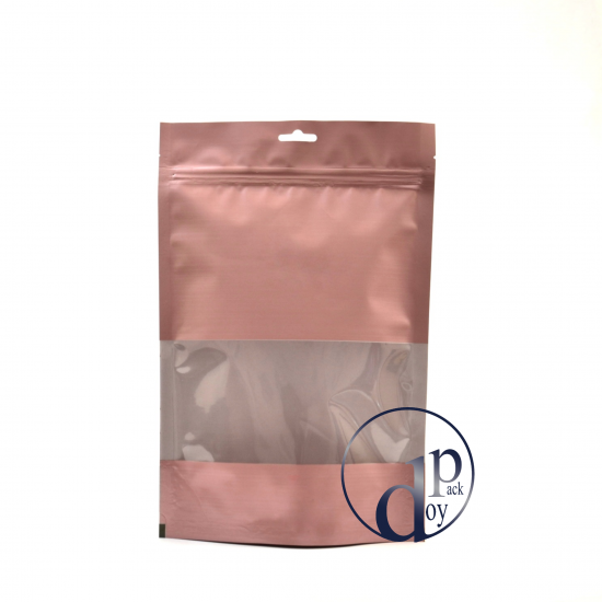 pink standup pouch (11*15)